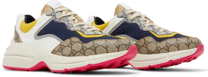 Gucci GG Rhyton 'Beige White Yellow'